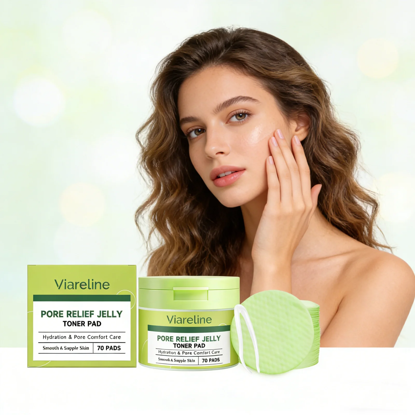 

Moisturizing Calming Toner Pads Deep Hydrating Moisture Sooth Calming Improve Dry Roughness Skin Hydrating Soothing Facial Pads