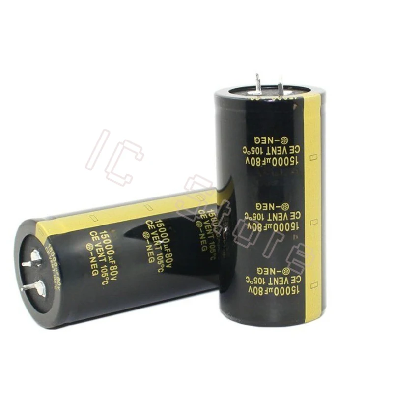 5PCS 80V 15000uf Capacitor High Frequency Low ESR 35x70mm 80V15000uf Aluminum Electrolytic Capacitor 35*70