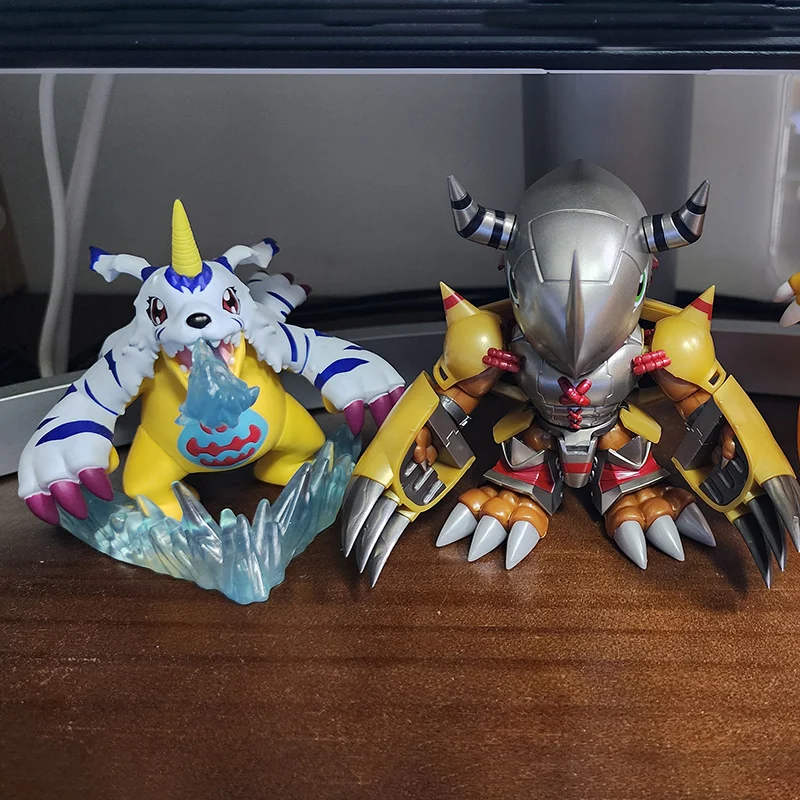 오리지널 반다이 플라모델 디지몬 어드벤처 플라스틱 모델 키트 서프라이즈 박스 WarGreymon 조립 피규어 성인용 장난감 수집품