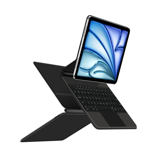 Imagen 2 del producto Teclado Mágico para iPad Air 11 2026 M4 M3 Pro 11 Air 7 6 5 4, Funda con Teclado y Trackpad Inteligente para iPad A16 11ª y 10ª Generación