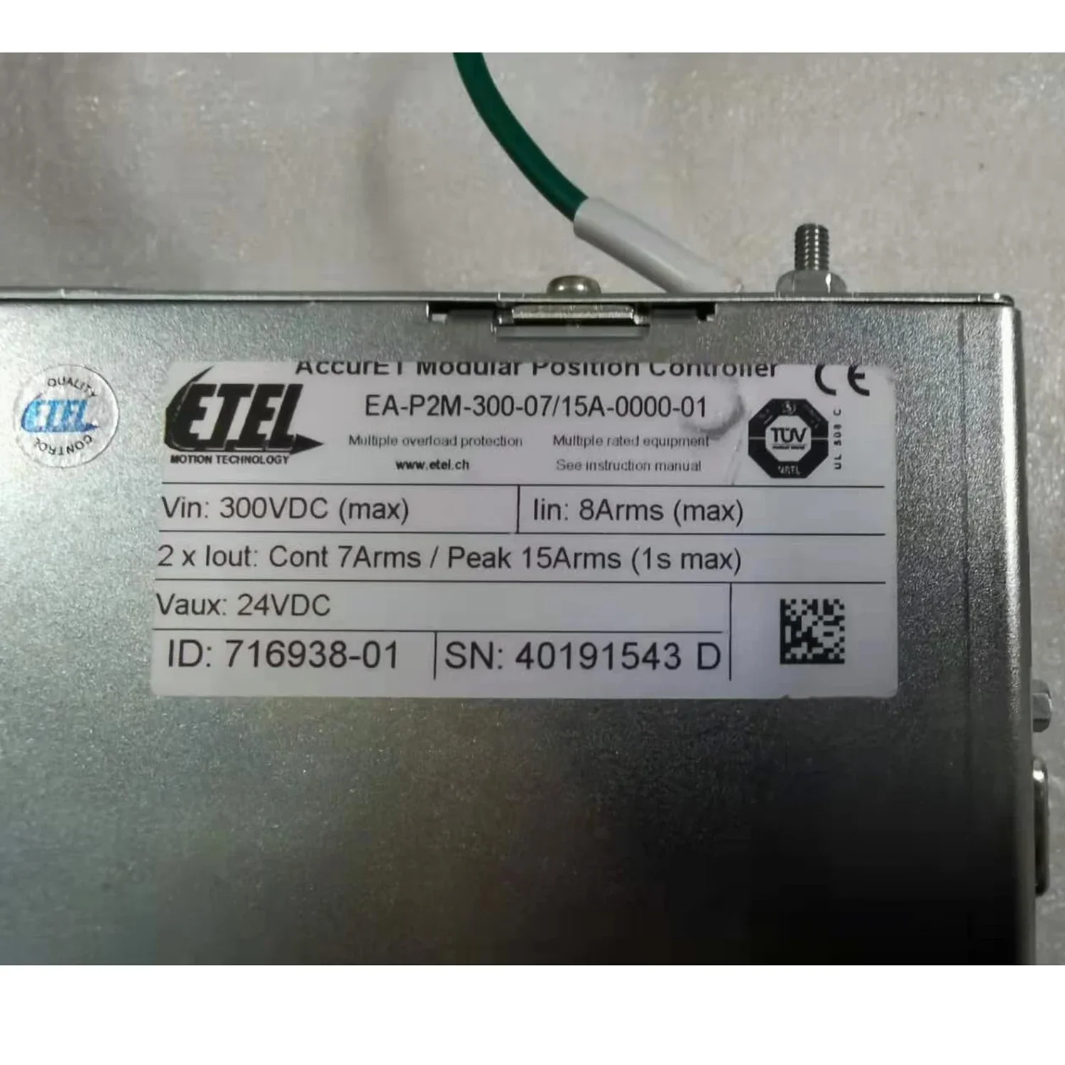 ETEL EA-P2M-300-07/15A-0000-01 Сервопривод