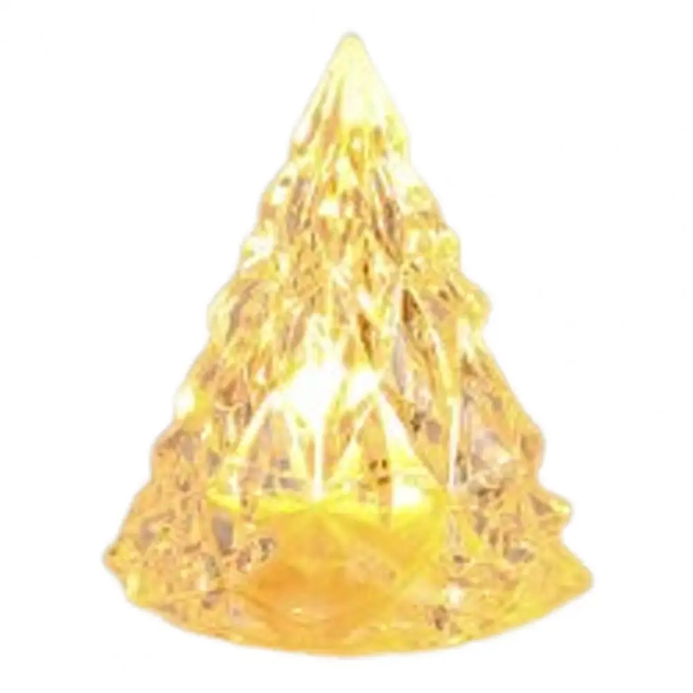 Warm Light Eco-friendly -shaped Acrylic Night Light Statue for Bedside Room Decor Led Table Lamp Christmas Gift for Women Unique