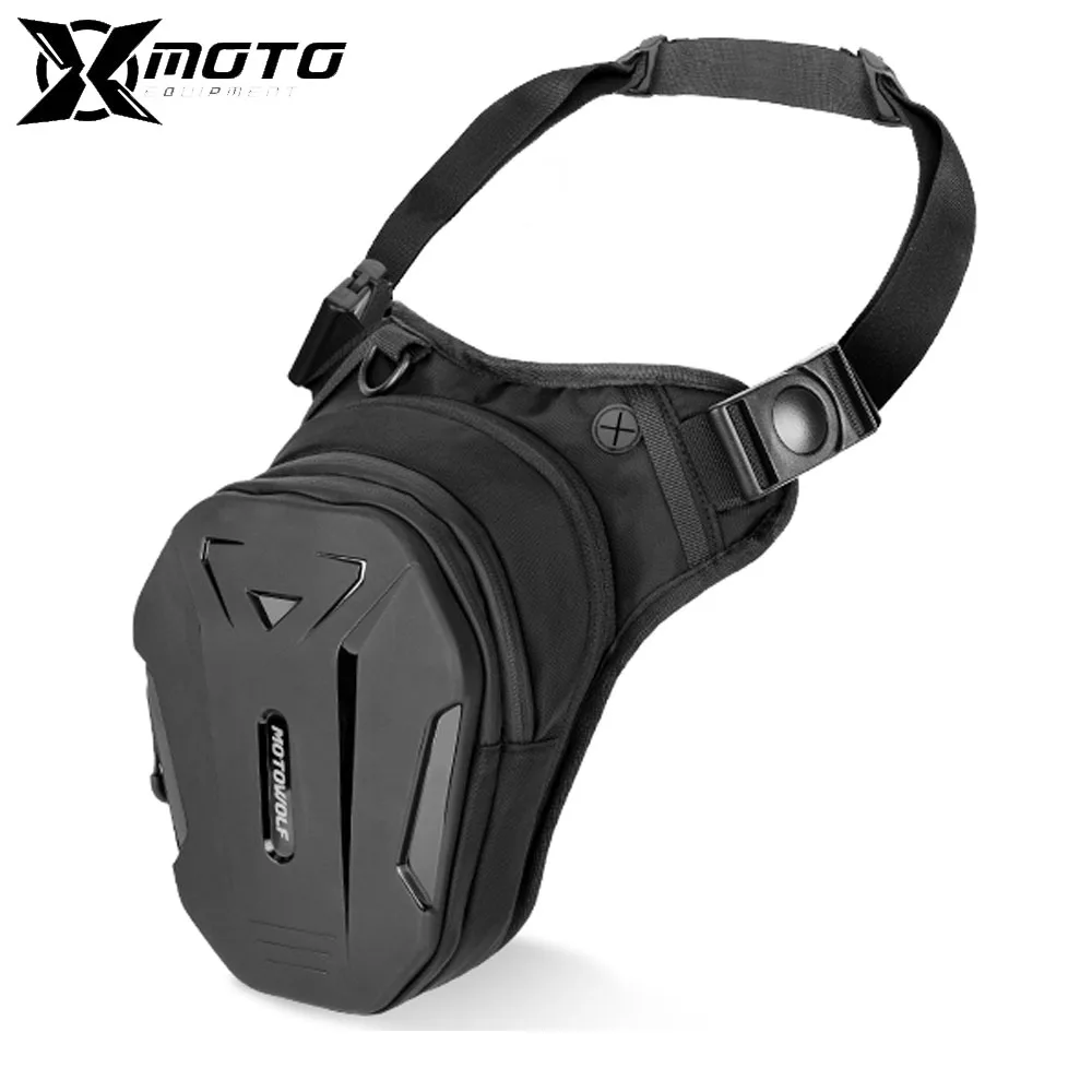 

Motorbike Riding Leg Bag Motorbike Waist Pack Expandable Multifunctional Storage Men Women Models Chest Bag