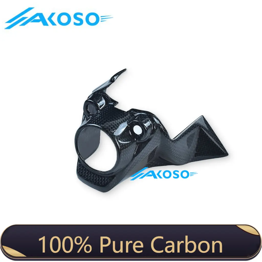 

100% Dry Full Carbon Fiber Pre-preg 3K Motorcycle Body Fairings Keychain Guard Cover For Ducati Hypermotard 950