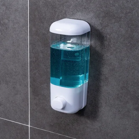 

Shower Wall Mount Bathroom Washroom Liquid Soap Dispenser Bath Soap Shampoo Dispenser