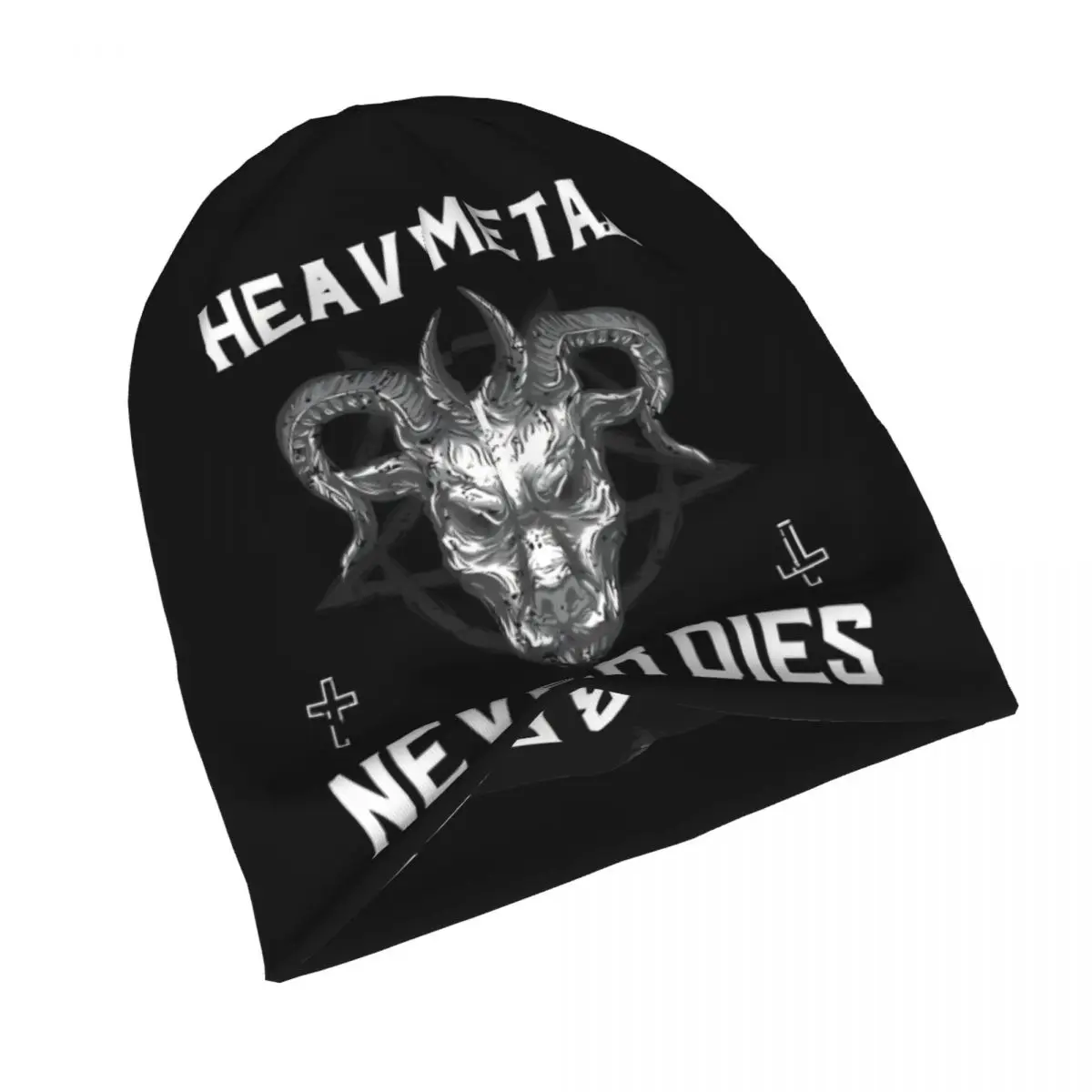 Bonnet Hats Heavy Metal Rock Music Men Women's Thin Skullies Beanies Hat Never Dies Sinister Autumn Spring Warm Cap Design Caps