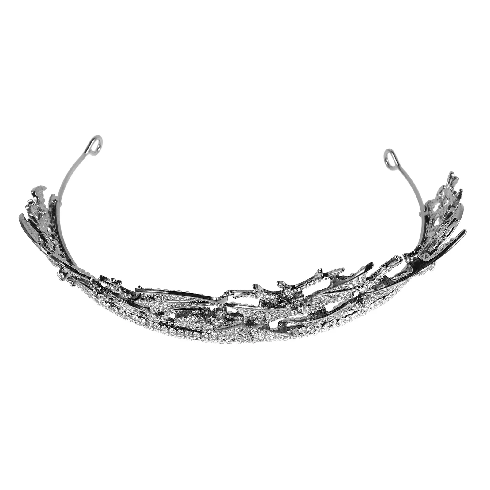 

Queen Crown Retro Rhinestone Tiara Alloy Lightweight Halloween Party Festival Photo Prop Elegant Headpiece Tiara Crown