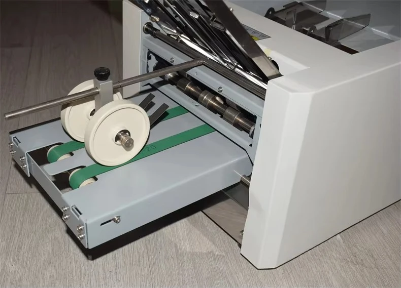 Origami Folder 2 Combs A4 Size Paper Cross Folding MachineA4 Paper Manufacturing Processing Machinery Semi Automatic