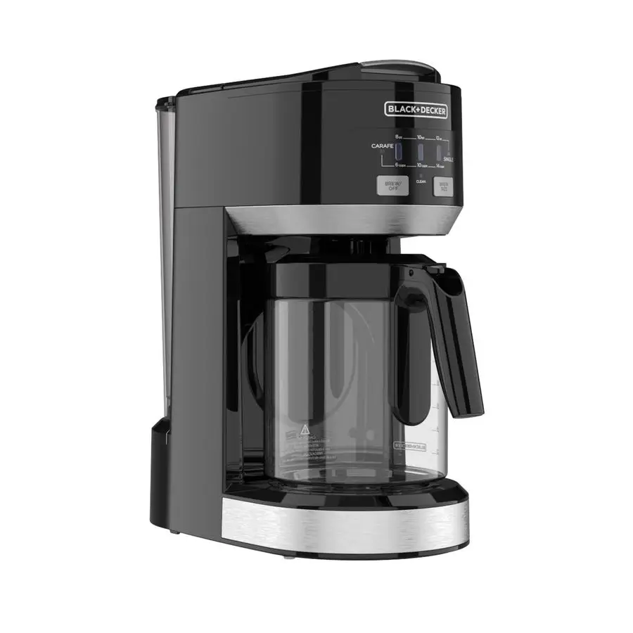 

Dual Brew 14Cup Carafe Single Serve Coffee Maker with AutoClean Function, Compact Design, KCup amp Reusable Ground Filter Compat