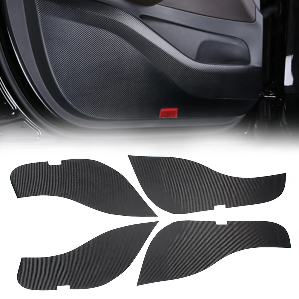 4Pcs/Set Car Door Anti Kick Pad Protection Cover Trim For Mercedes Benz GLE W167 V167 GLE350 GLE450 GLE400d 2020 2021 2022