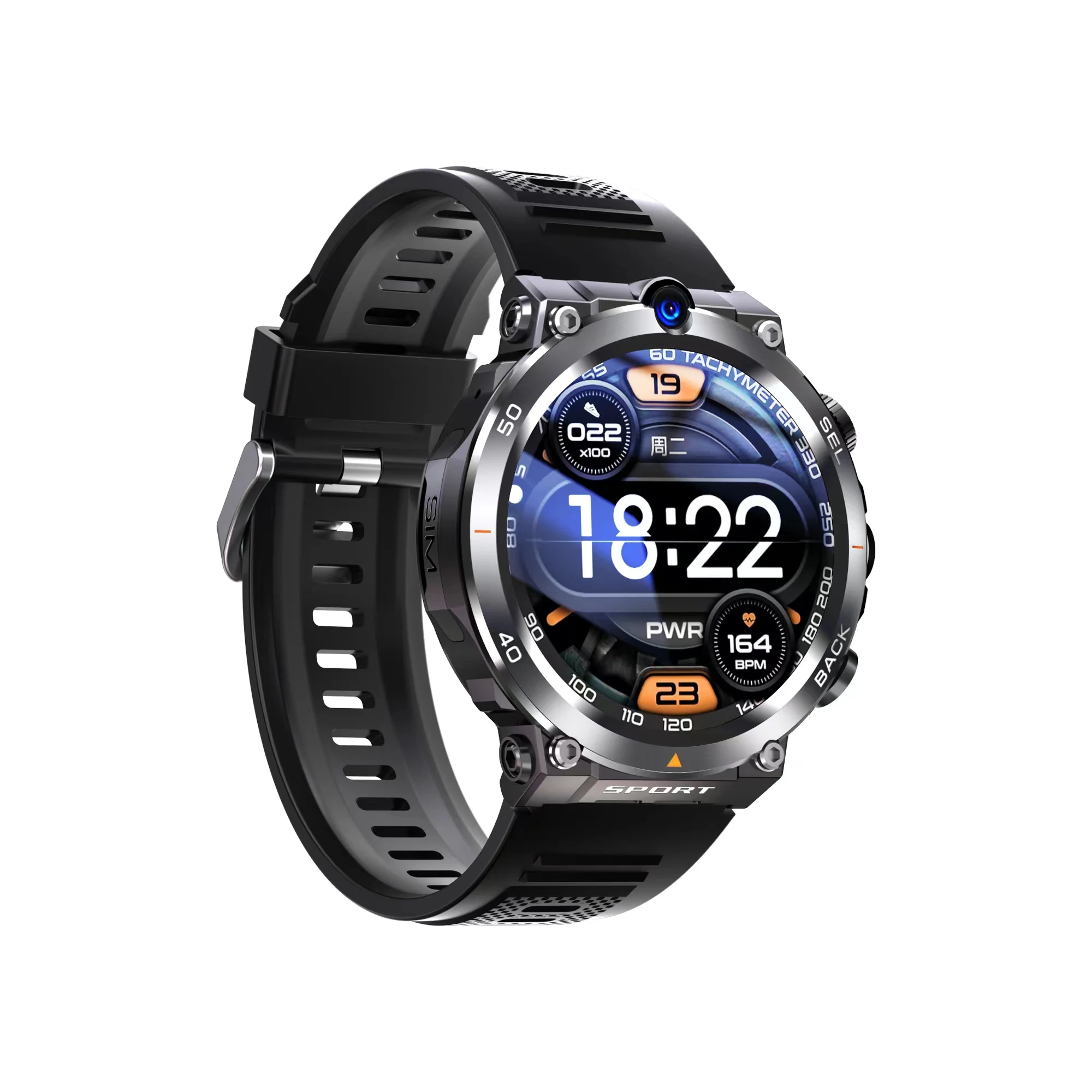 Smartwatch 4G WIFI SIM Card 4G LTE Global Version 128GB ROM Dual Cameras Video Call GPS Play Store App Download H10 Smart Watch