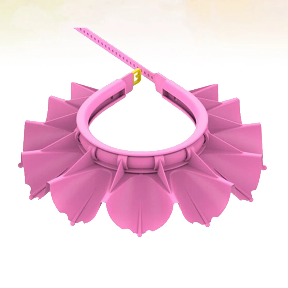 

Baby Shower Waterproof Ear Protection Toddler Bathing Cap Kids Hair Wash Hat Soft Infant Bathing Cap Rubber Adjustable