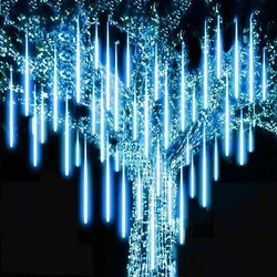 30cm /50cm Waterproof Meteor Shower Rain 8 Tube LED String Lights For Outdoor Holiday Christmas Decoration Tree EU/US/AU/UK Plug