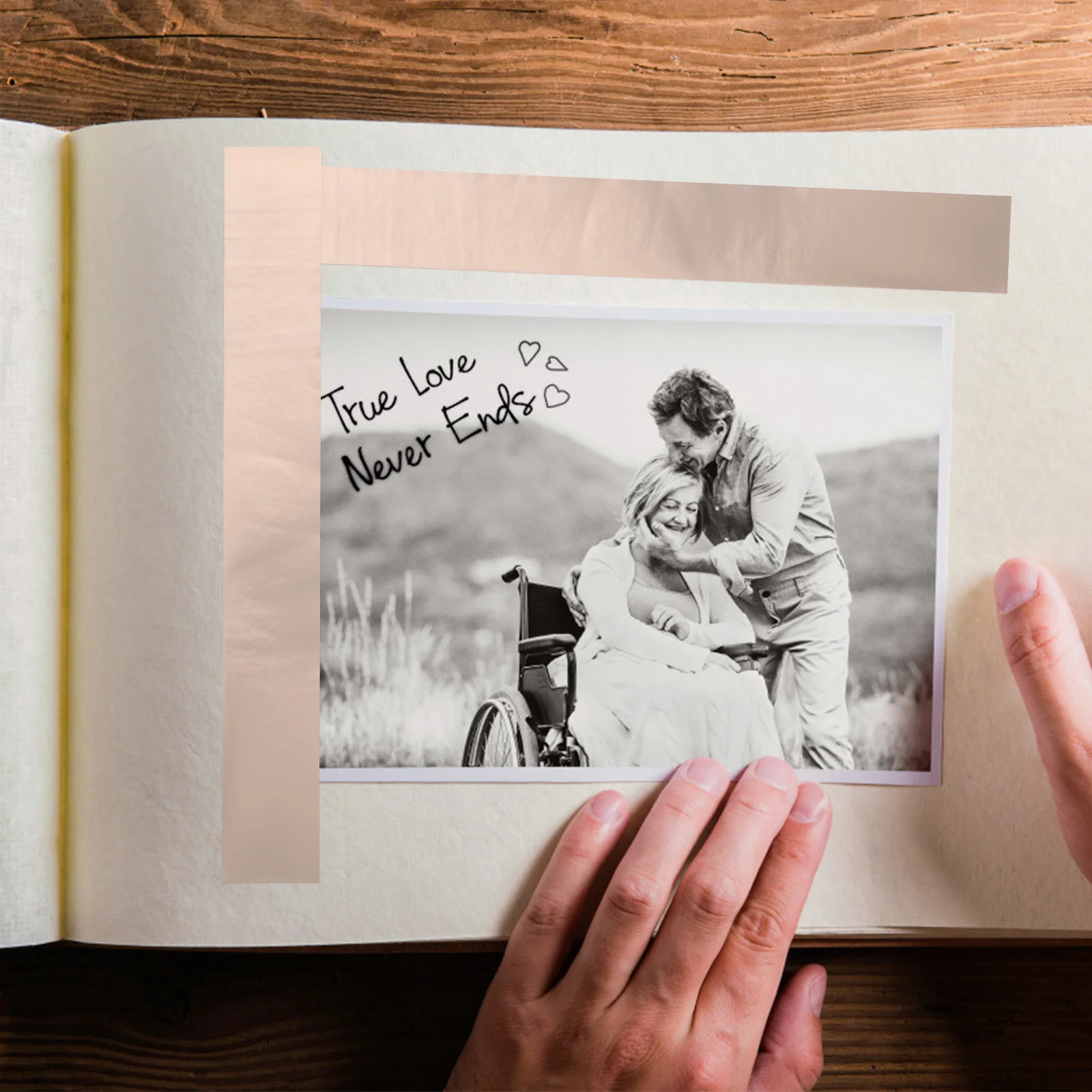 3 لفات من شريط اشي من رقائق الذهب الإبداعية، شريط لاصق مزخرف لملصقات لوازم القصاصات اليدوية