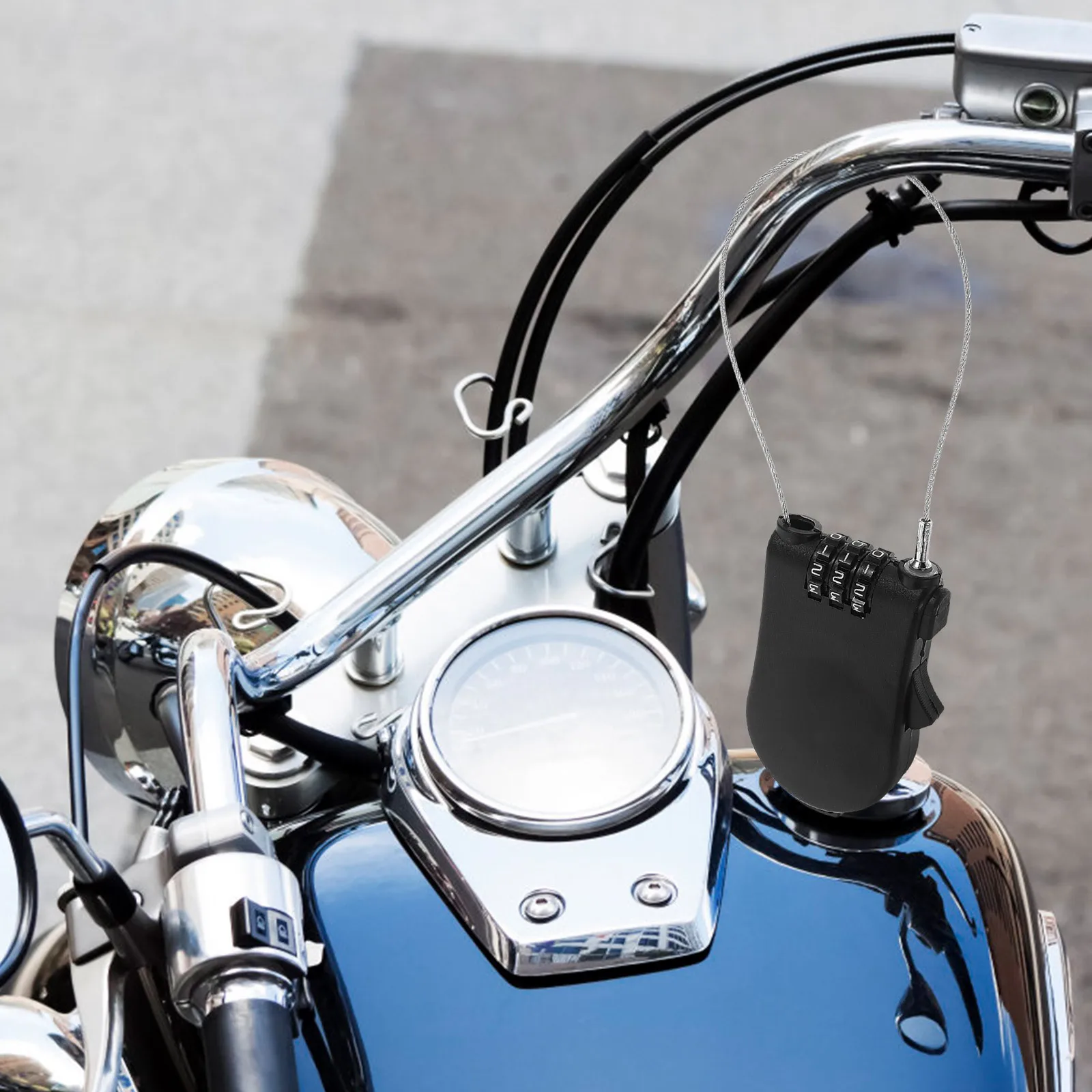 

Password Adjustable Steel Cable Lock For Bike Luggage Skateboard Suitcase Retractable Security Wire Lock Bicycle