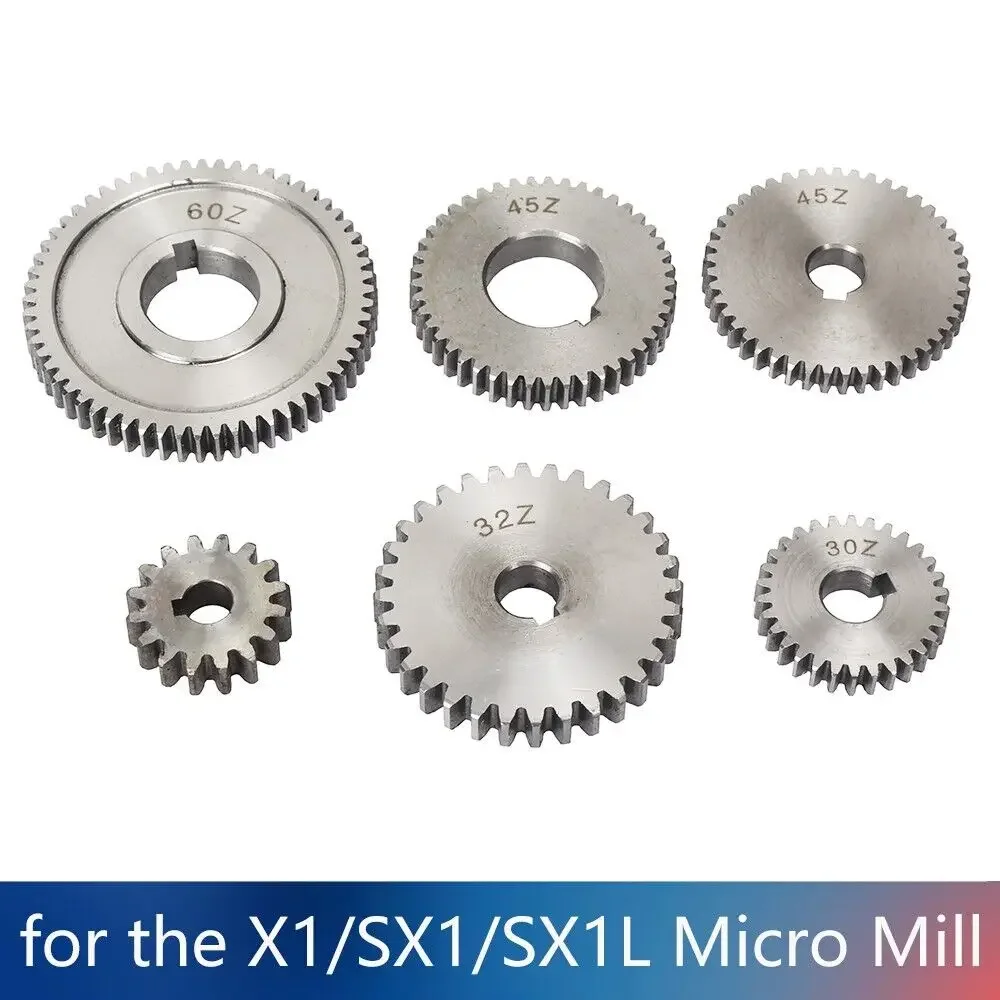 Change Gear Set for  X1/SX1/SX1L/SOGI S1-16/Little Milling 1 Micro Milling machine accessories
