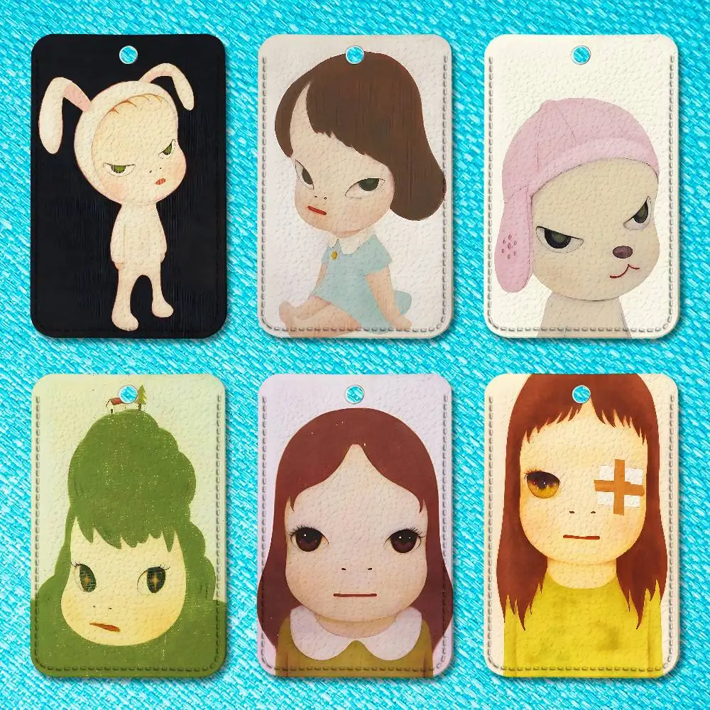

Creative Y-Yoshitomos-S N-Nara Custom Access Card Case Leather Card Holder Transportation Card Case Gifts