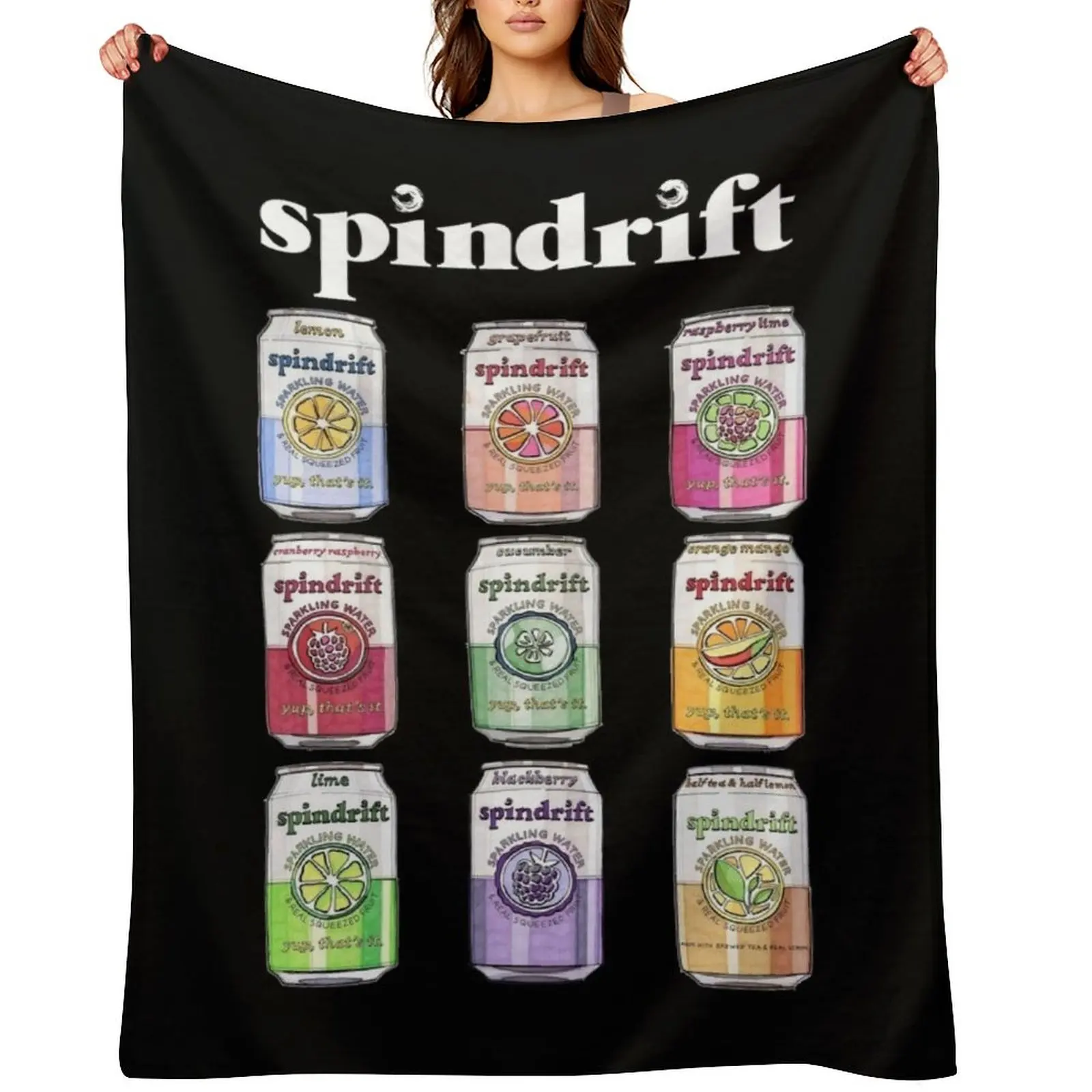 Spindrift Throw Blanket Custom cosplay anime Shaggy Extra Large Throw Blankets