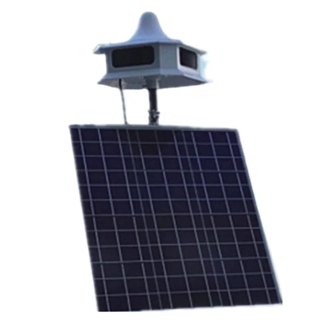 

Solar Panel Battery Wireless Bird Repeller Add on extra Speaker