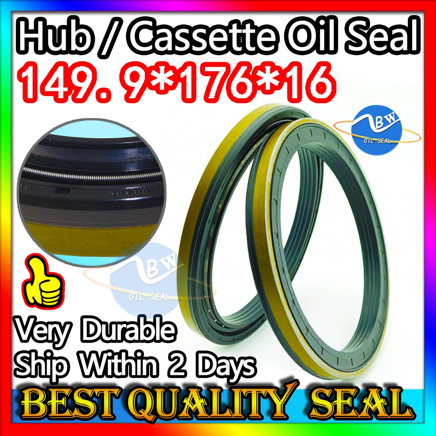 

Cassette Oil Seal 149.9*176*16 19026423B Hub Oil Sealing For Tractor Cat 149.9X176X16 19026423B Heavy Rebuild Parts MOTOR Tool