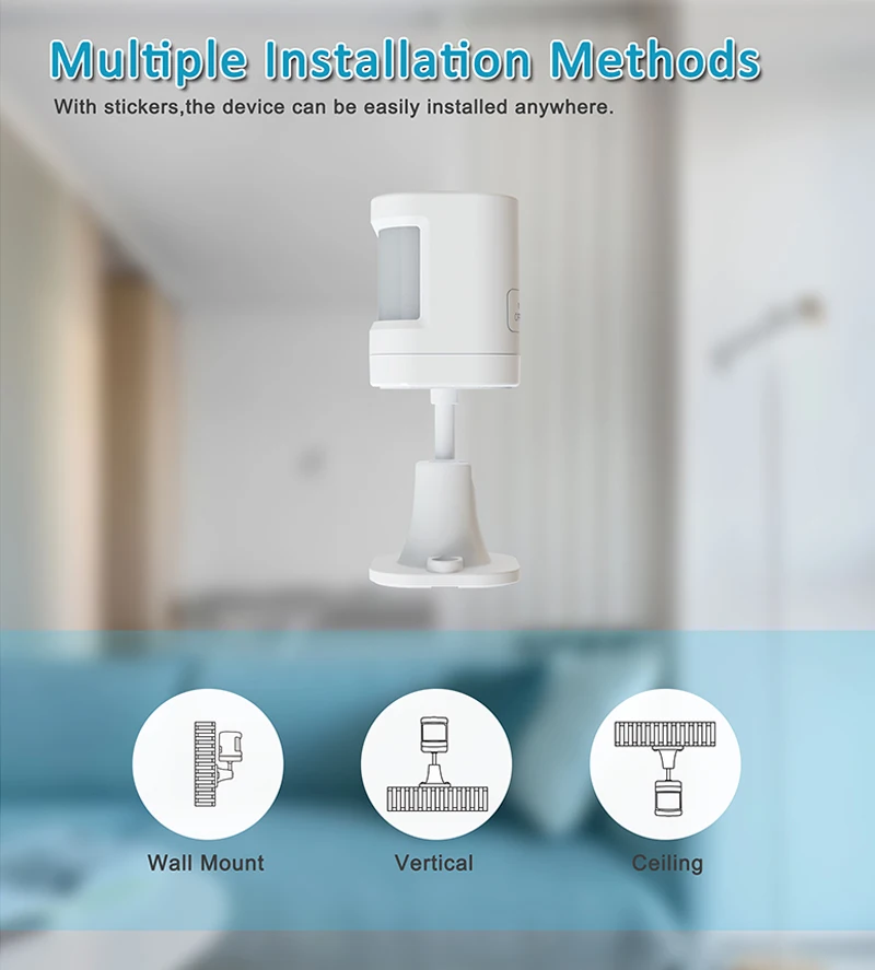 CPVAN PIR Motion sensor Wireless 433Mhz smart home security Burglar Alarm Sensor system Security protection Infrared detector