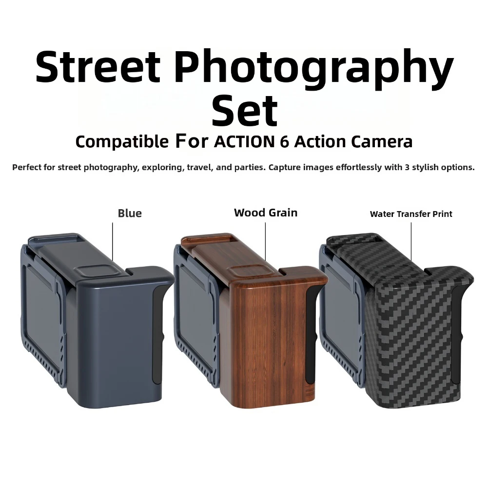 1 Set Street Photography Set For DJI OSMO-Action 6 Street Photography Kit Stylish Metal  Ariety Replace Practical Accessories