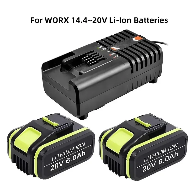 Charging for WORX 14.4V 18V 20V Power Tools EU Plug WA3860 Battery Charger for WA3550 WA3553 WG629 WA3760 WX390 WX176