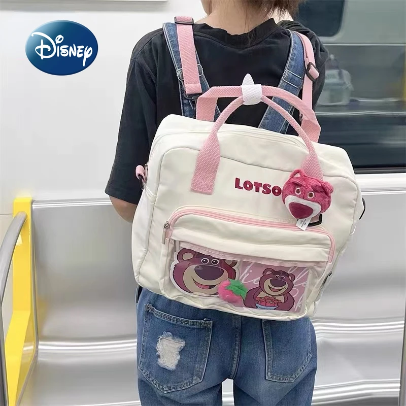 Disney New Women\'s Handbag Luxury Brand Original Women\'s One Shoulder Crossbody Bag Cartoon Fashion Backpack Multi Functional