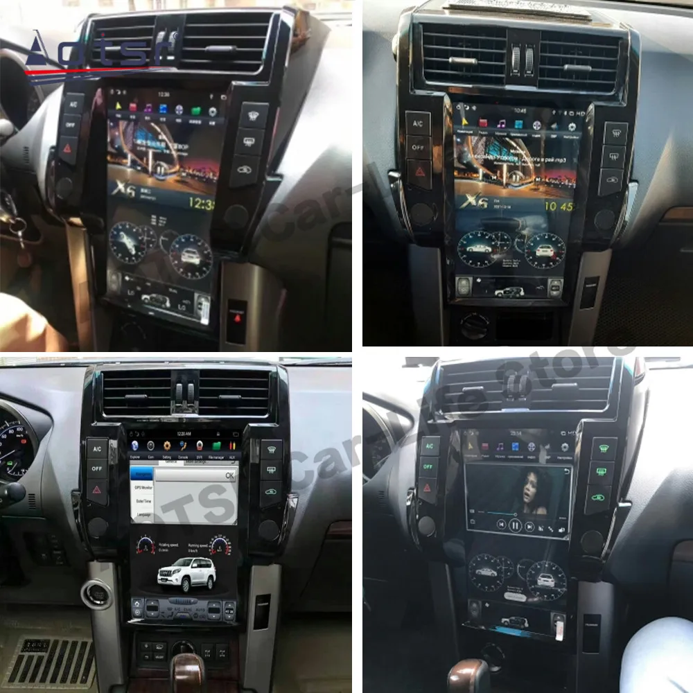 

128G Tesa- Screen Multimedia Stereo Android Player For Toyota Land Cruiser Prado 150 2014 2015 2016 2017 Navi Receiver Head Unit