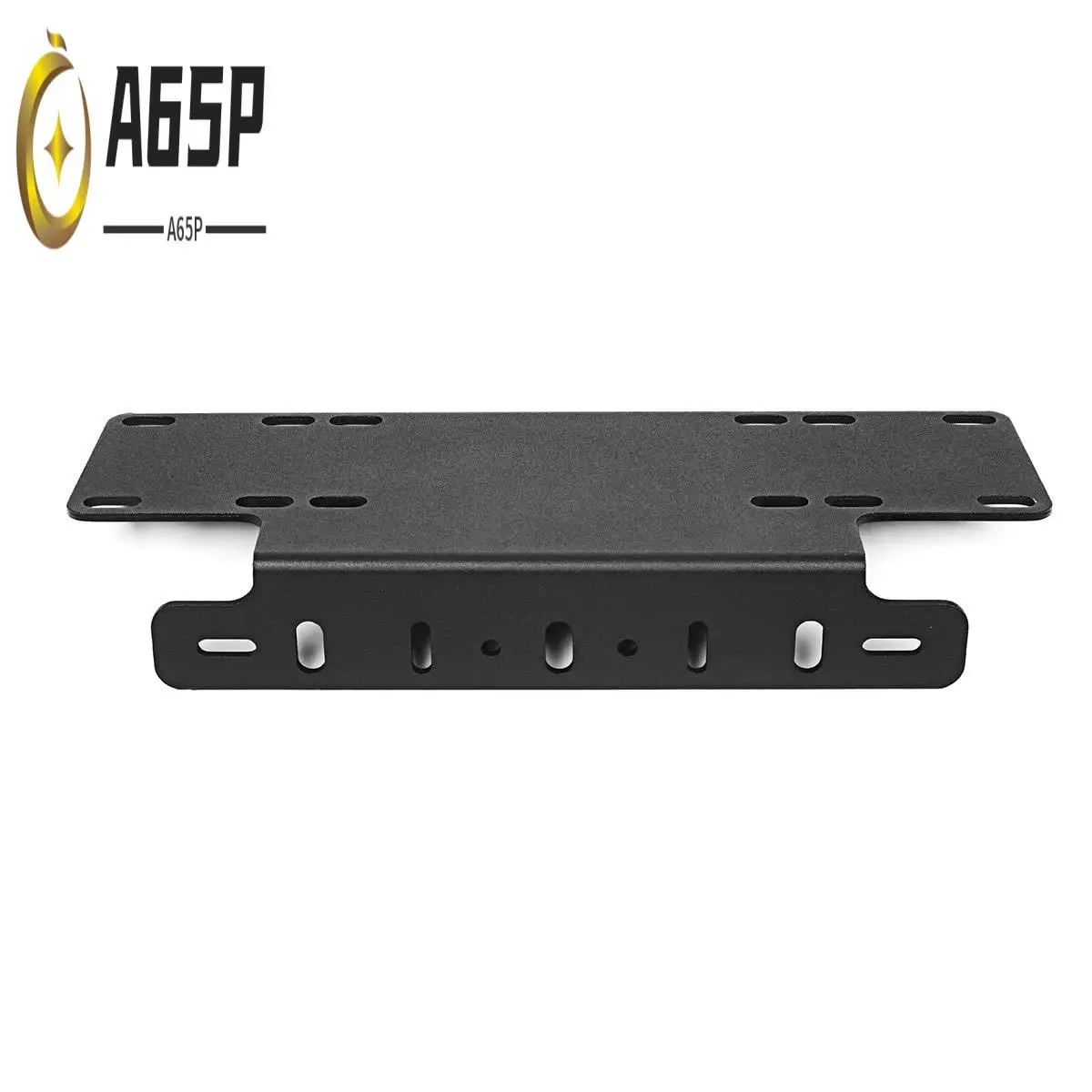 

A65P-1Pcs Кронштейн для крепления номерного знака переднего бампера для грузовика Внедорожник 4X4 4WD Светодиодные фонари Кронштейн для крепления номерного знака
