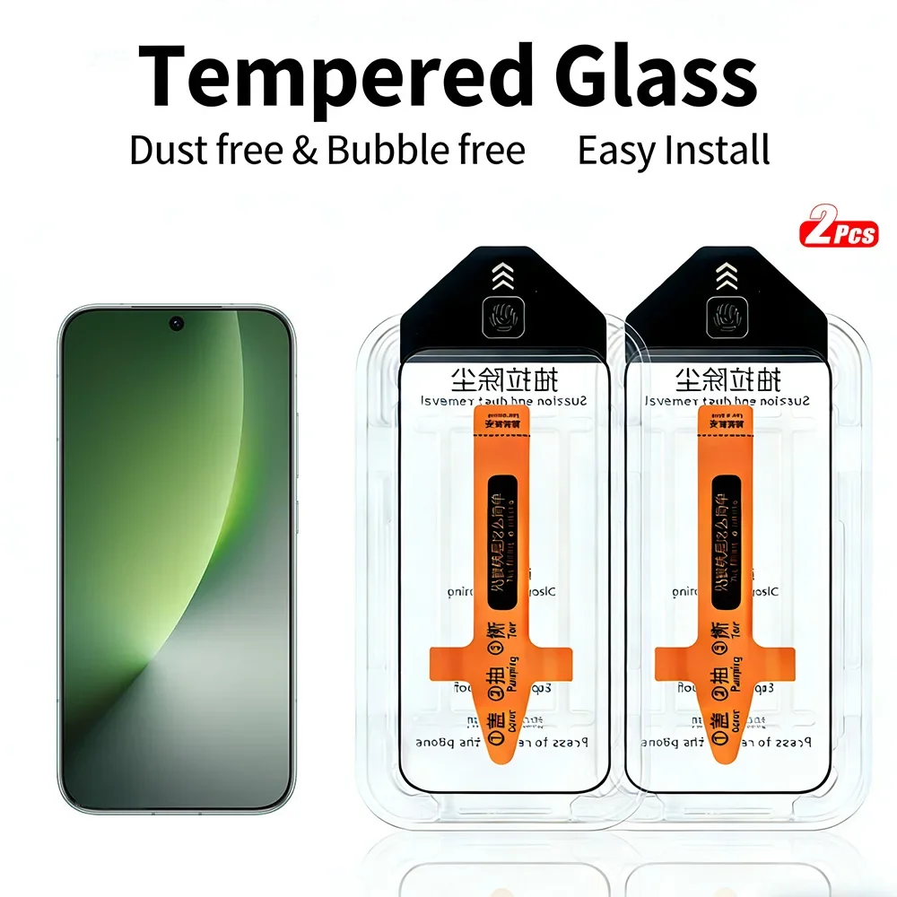 2Pcs Tempered Glass…