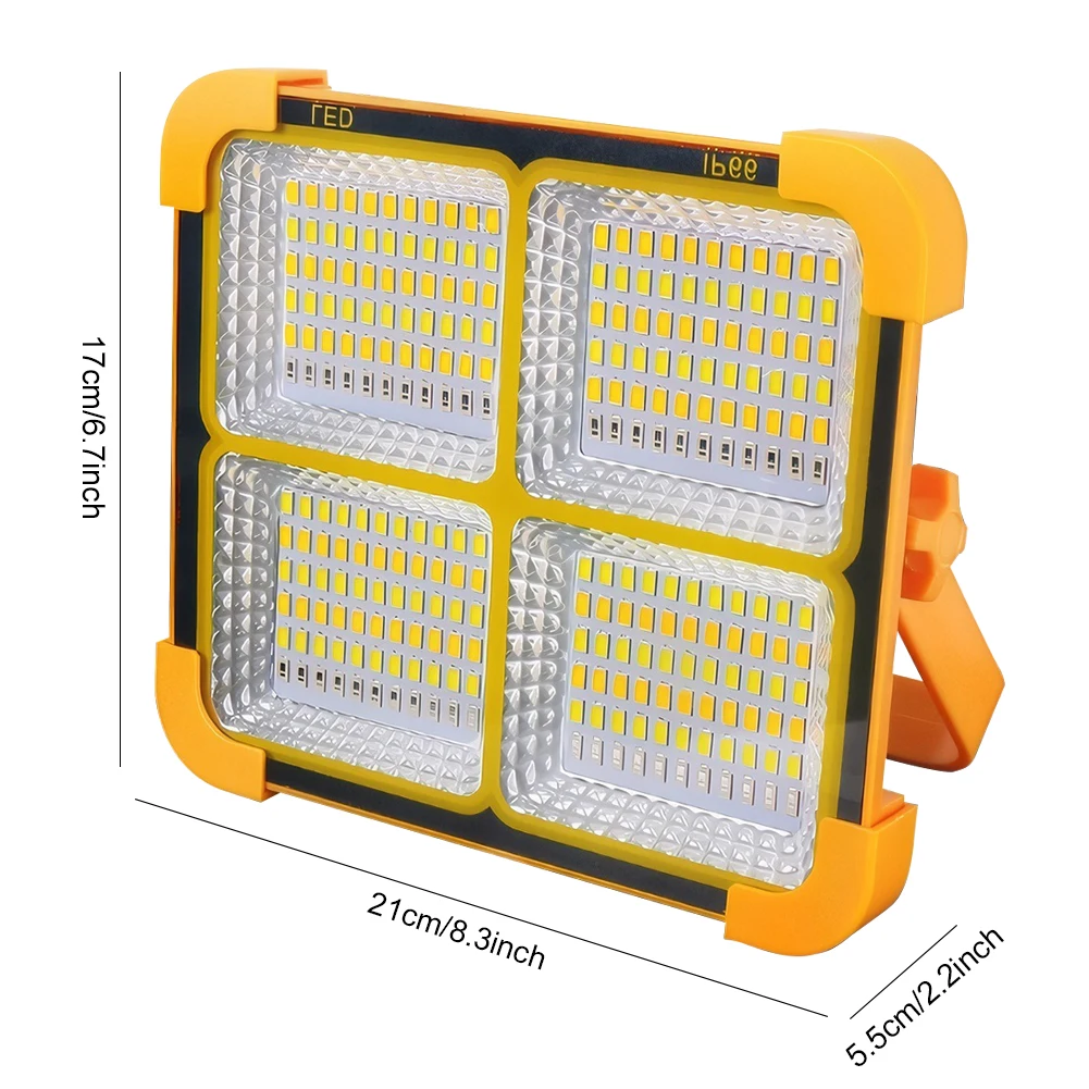 400w acampamento ao ar livre lâmpada portátil ip66 à prova dip66 água holofote usb recarregável ao ar livre de emergência led lâmpada de inundação lanterna acampamento