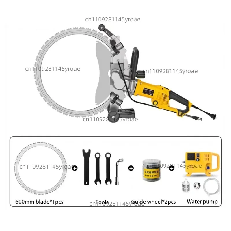 AC8600 High‑Frequency Electric Ring Saw Unit, 220V, 490mm 24‑Inch Blade, Concrete Wall Processing Industrial Machine