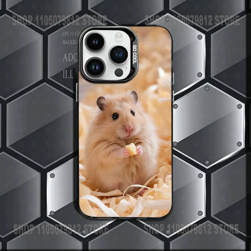 حافظة هاتف لطيفة على شكل فأر M لهاتف آيفون 17,16,15,14,13,12,11,X,Mini,Pro,E,MAX غطاء مقاوم للصدمات من الحلوى السوداء غير اللامعة #5