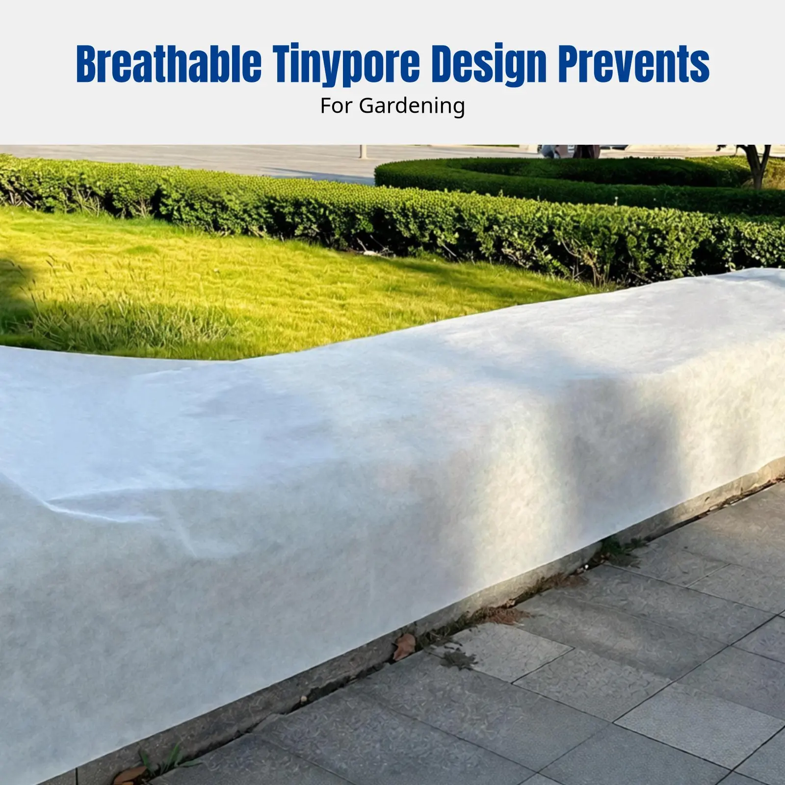 Upgraded Freeze Blanket, Thick Non-Woven Insulation, Tree Winter Protection, Breathable Garden Cover view 3