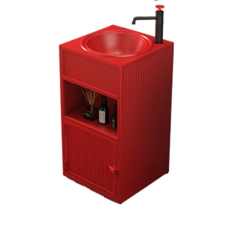 

умывальник, цветной шкафчик для ванной из кованого железа, умывальник от пола до потолка