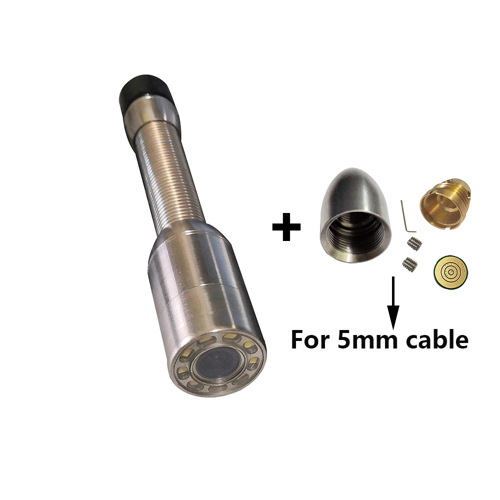 23Mm IP68 Rvs Waterdichte Industriële Pijp Riool Afvoer Inspectie Endoscoop Camera Hoofd, Timukj