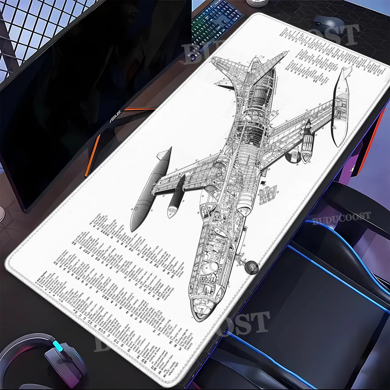 Gaming Mouse Pad Black And Whi - đánh giá và giá Gaming Accessories Drawing