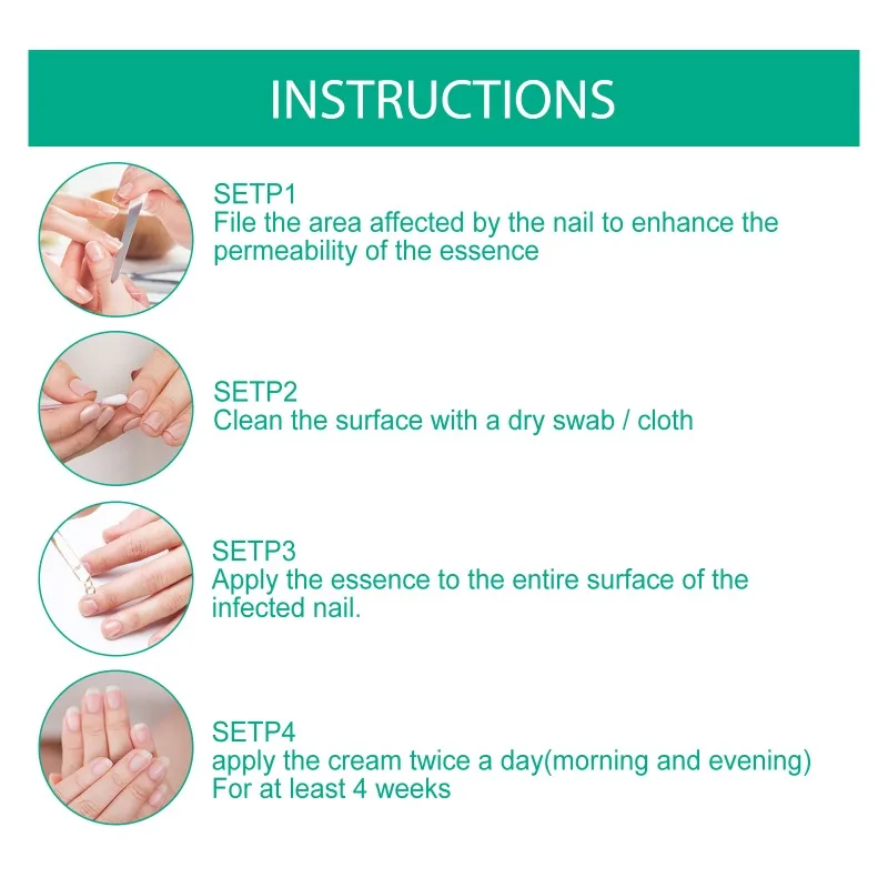 เชื้อราเล็บ Solution หนาเล็บเปราะบางบรรเทาอาการปวดเล็บ Brightening ลบ Onychomycosis เชื้อราเล็บสุขภาพ Cure