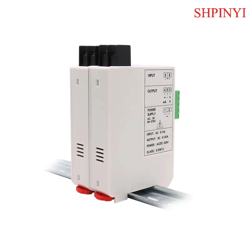 

Передатчик тока/напряжения переменного тока — вход 0–5 А/0–300 В, выход 4–20 мА, высокая точность, промышленное использование