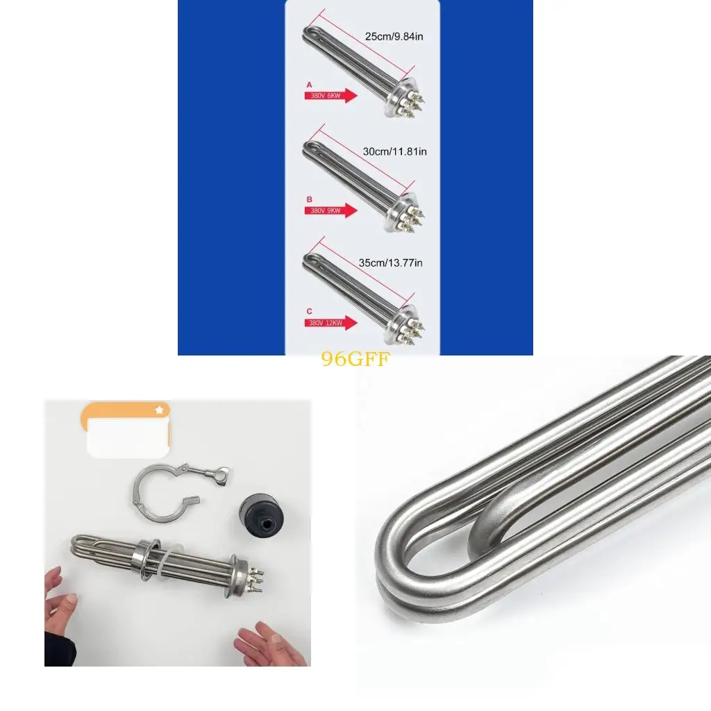 

96GF 380V Electric Water Heater Heating Component Quick Installation High Efficiency Heating Tube For Electrical Appliances