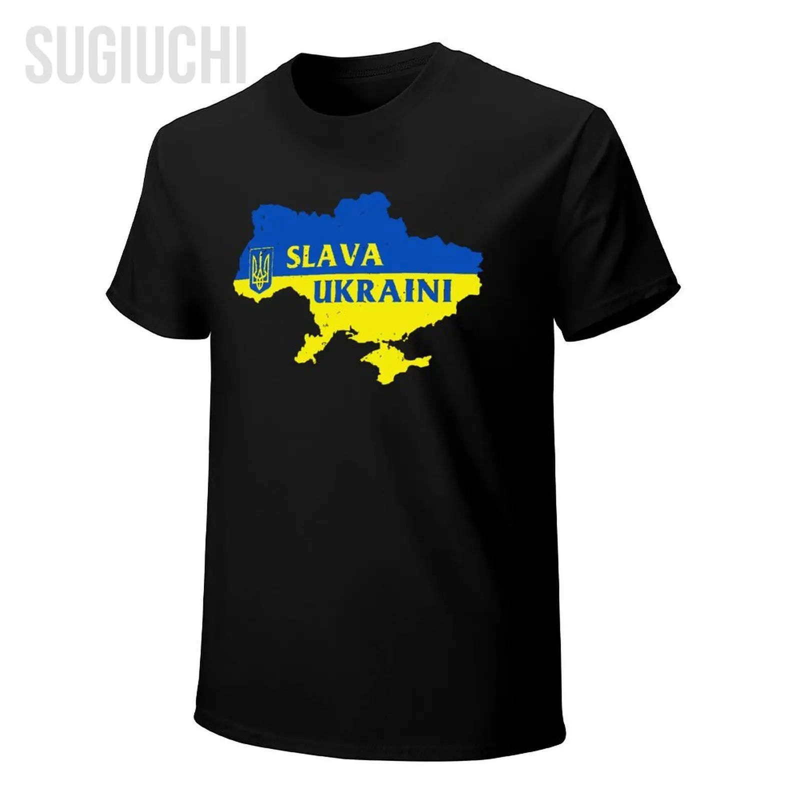 للجنسين الرجال خمر سلافا أوكرانيا الأوكرانية خريطة التي شيرت تيز تي شيرت النساء الفتيان 100% القطن تي شيرت