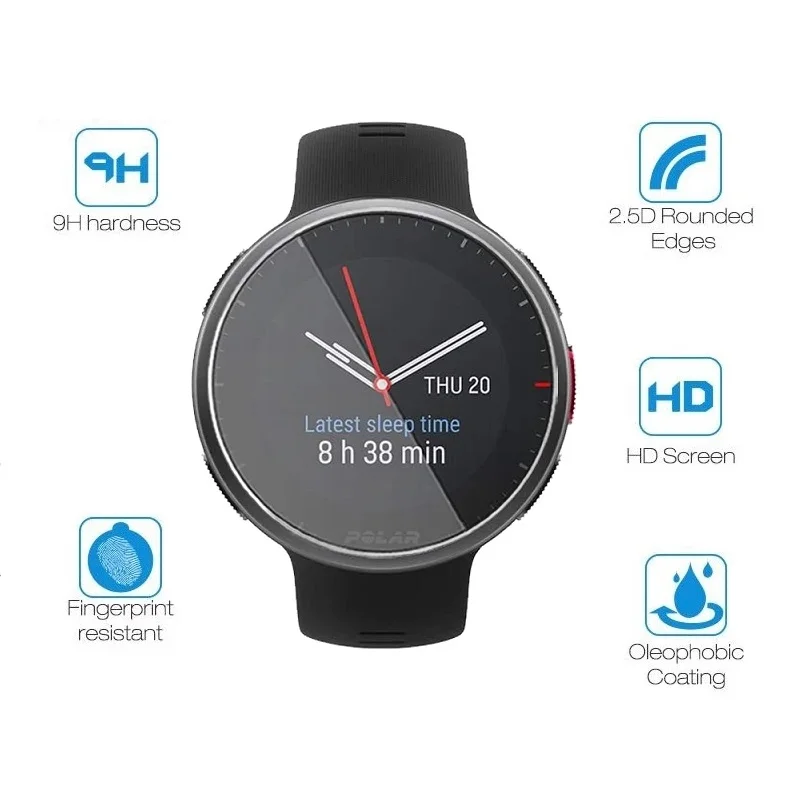 Защитное стекло для Polar Vantage M2 M V2 V, Защитная пленка для экрана Polar Vantage V2 V M2 M