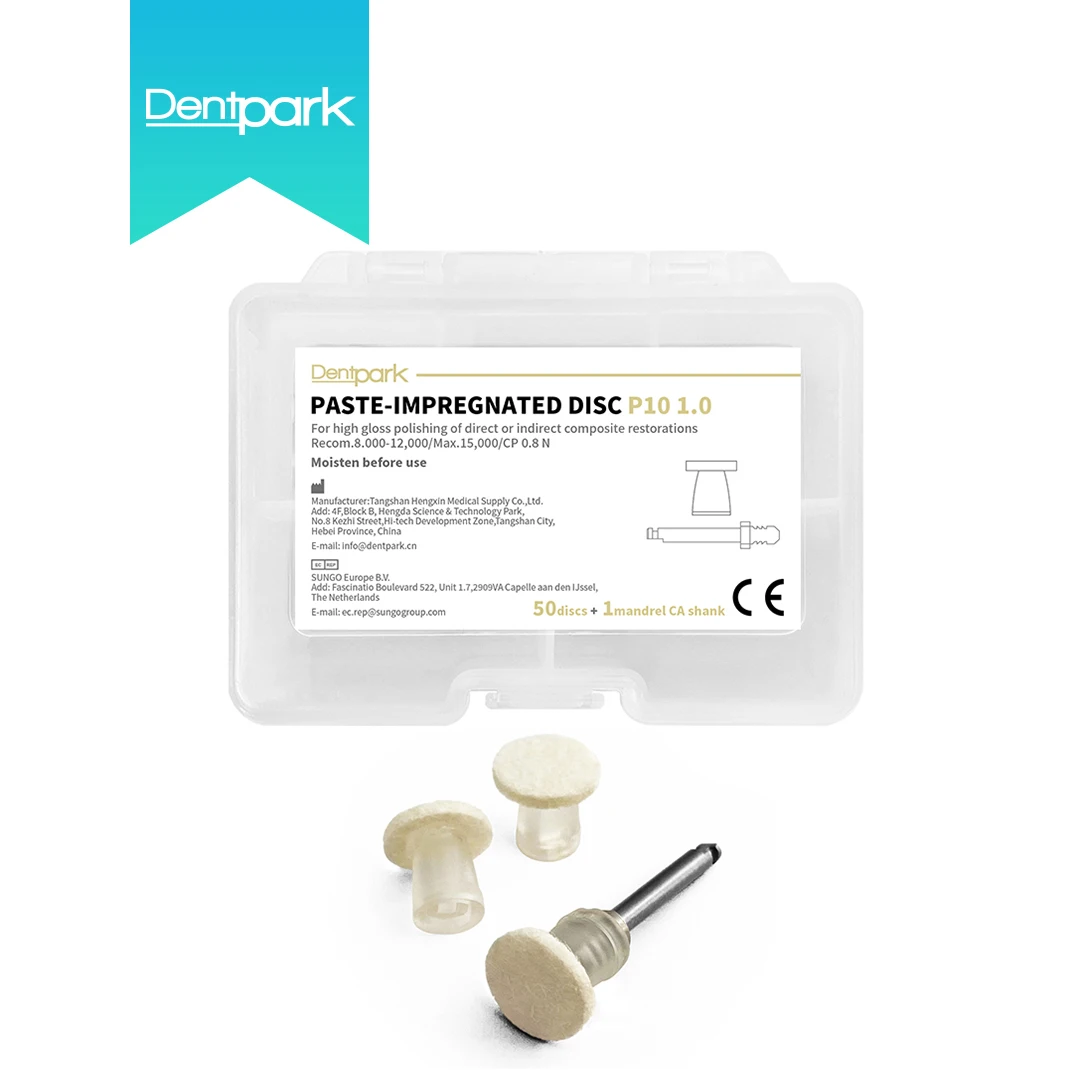 

Диски для полировки зубов P10, 50 шт. и 1 ручка для переднего композитного реставрации, войлочное колесо без царапин, предварительно пропитанное абразивное колесо