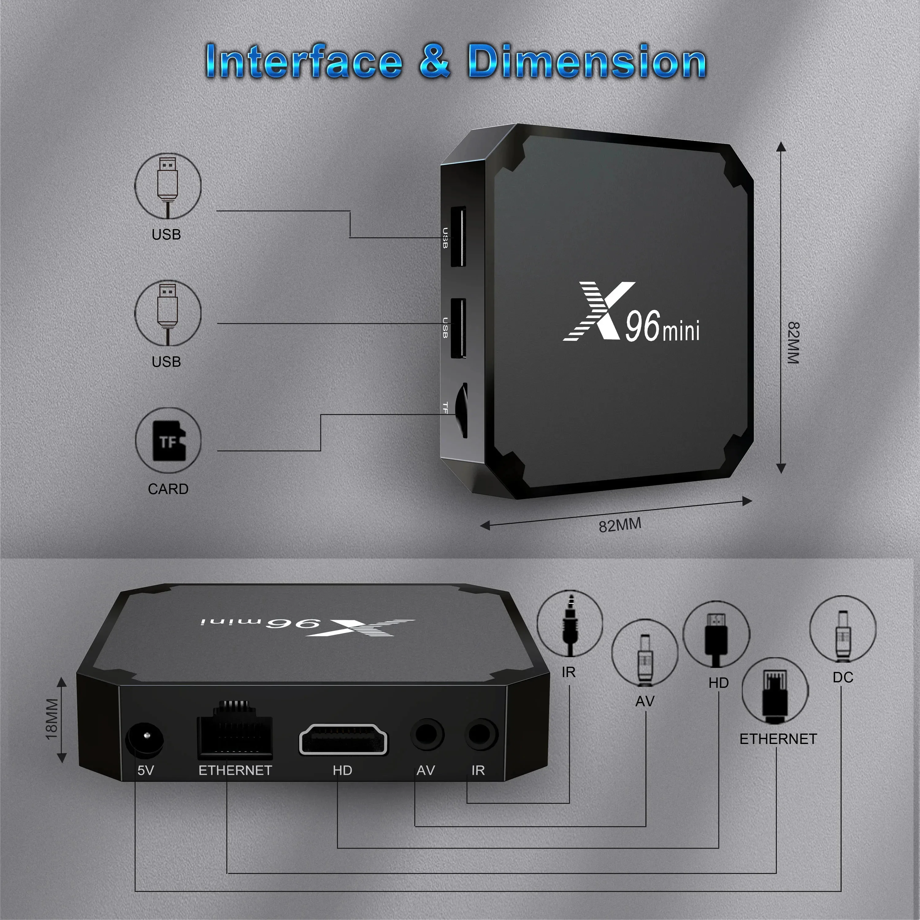 X96 Mini TV box Android 11 4G WiFi Allwinner H313 S Quad Core 2GB 64GB Support HD 4K 3D Video Smart TV BOX Iptv