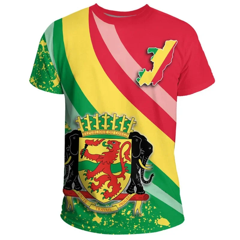 Men's T-Shirts Africa Country Ethiopia Tigray Flag Print Men Women Summer Casual Y2k Tee Short Sleeves Streetwear Top Tees