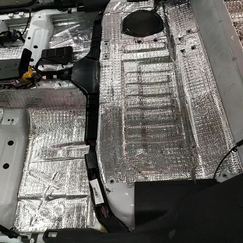 40X100/200cm Car Soundproofing Deadening Mat Sound Deadening Car Heat Noise Insulation Deadening Mat For Car Hood Engine Door image 3