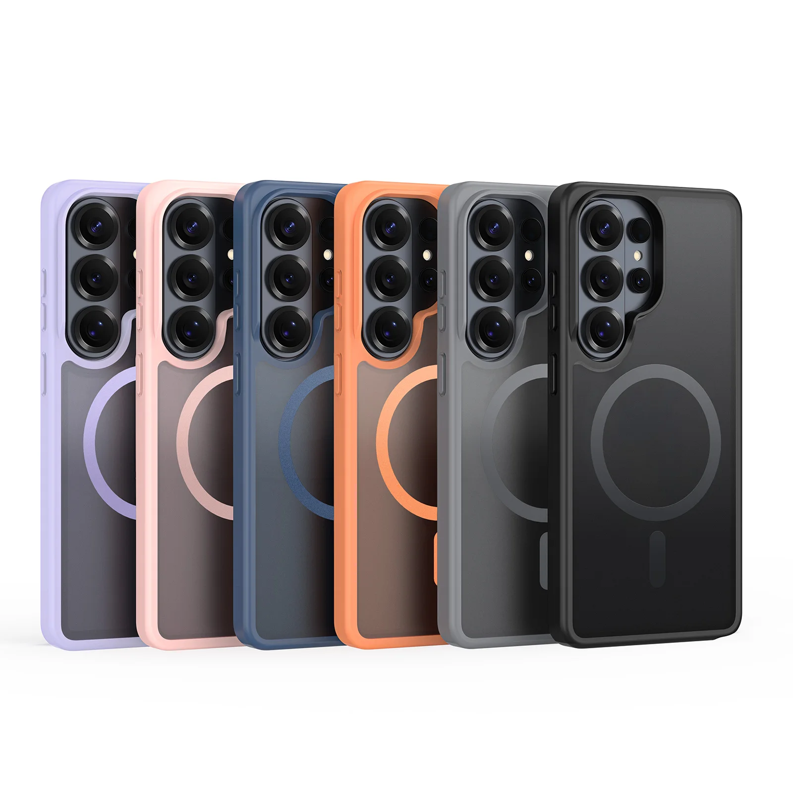 Funda DUX DUCIS para Samsung Galaxy S26 Ultra S26 Plus, funda magnética anticaída para teléfono con parte trasera esmerilada y funda multicolor