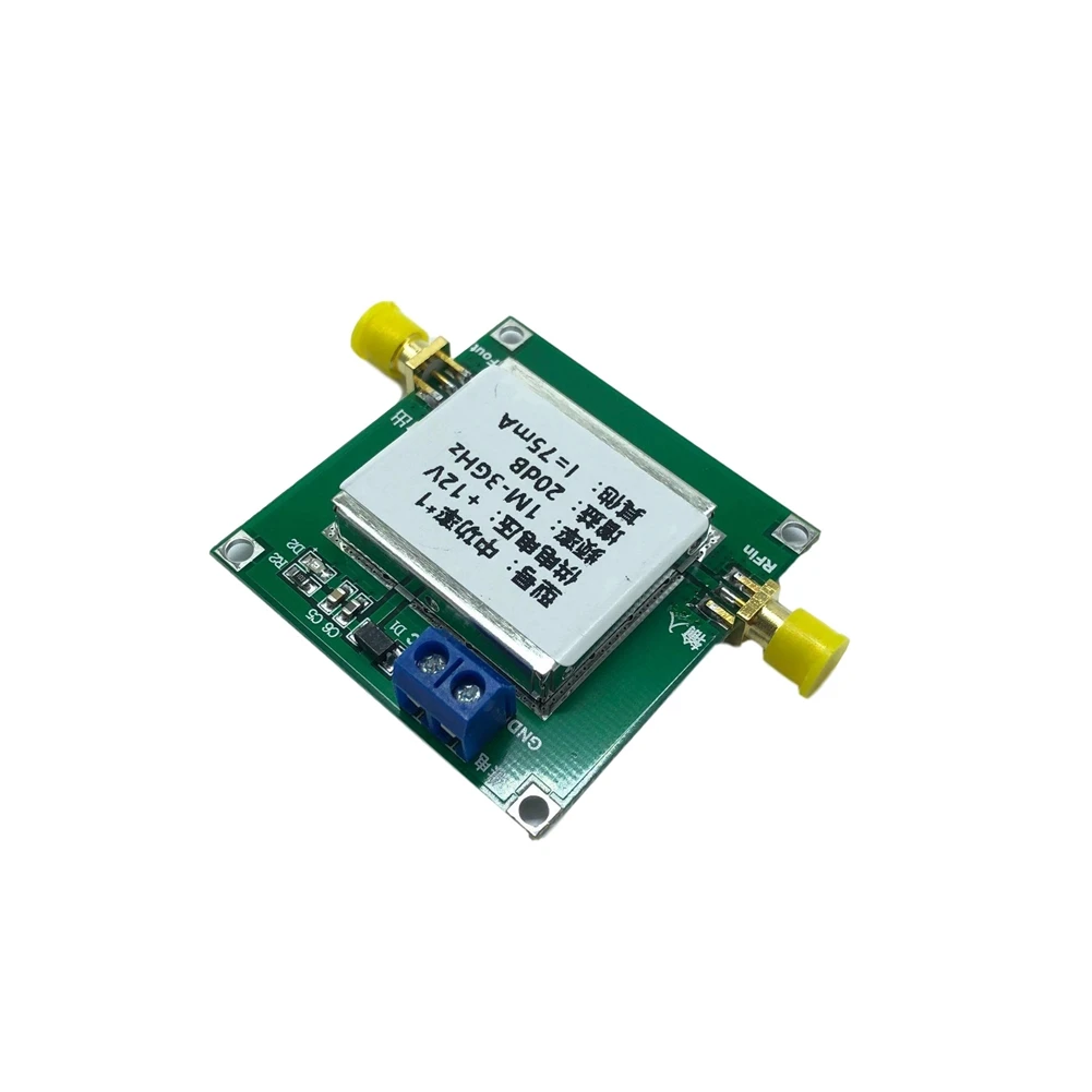 1-3000MHz 2.4GHz 20DB LNA RF Broadband Low Noise Amplifier Module UHF HF VHF, Compact Design for Easily Carry