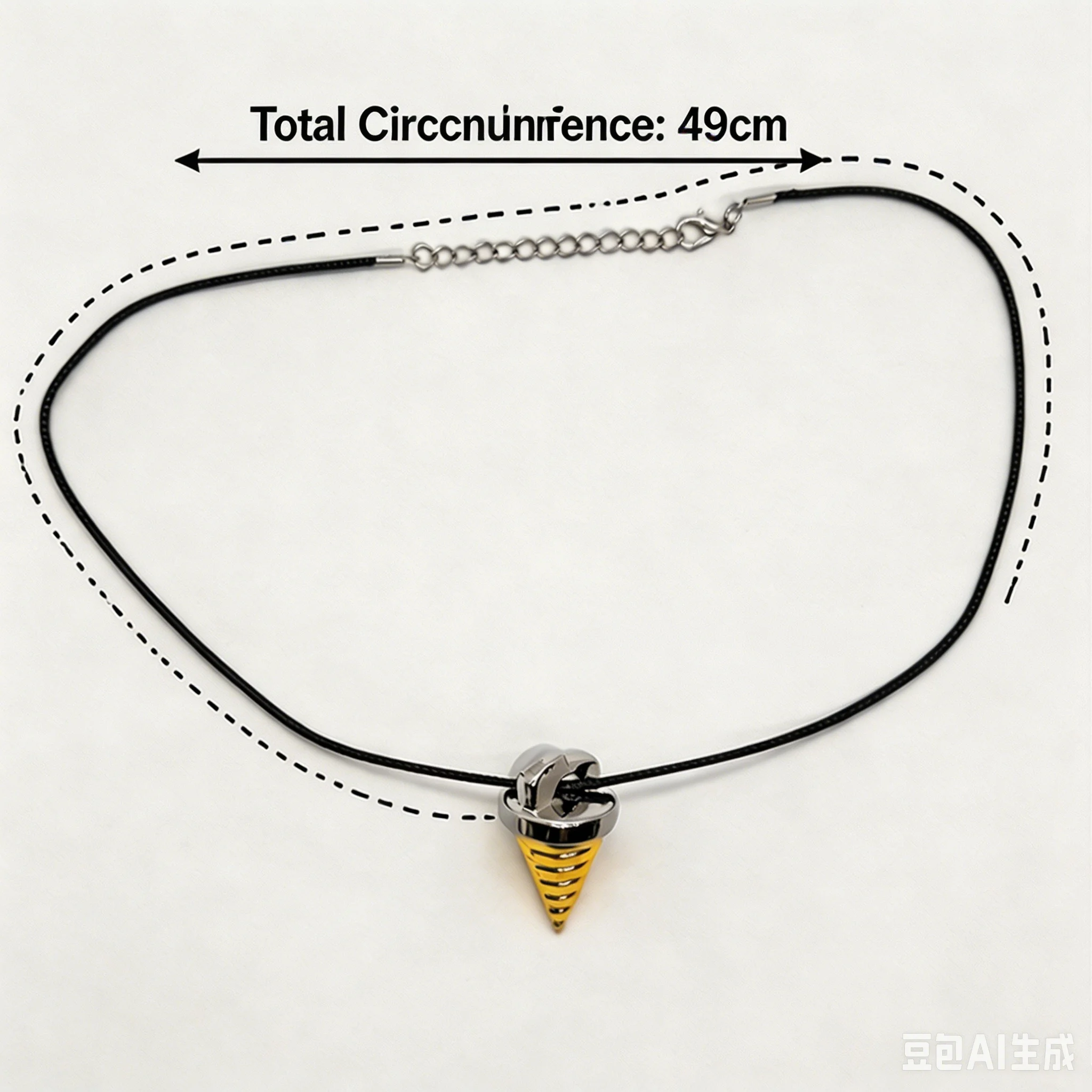 Gurren Lagann Core Drill Necklace Keychain, Anime Gift